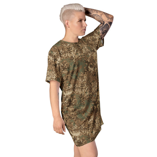 German Flecktarn Desert CAMO Womens T-Shirt Dress