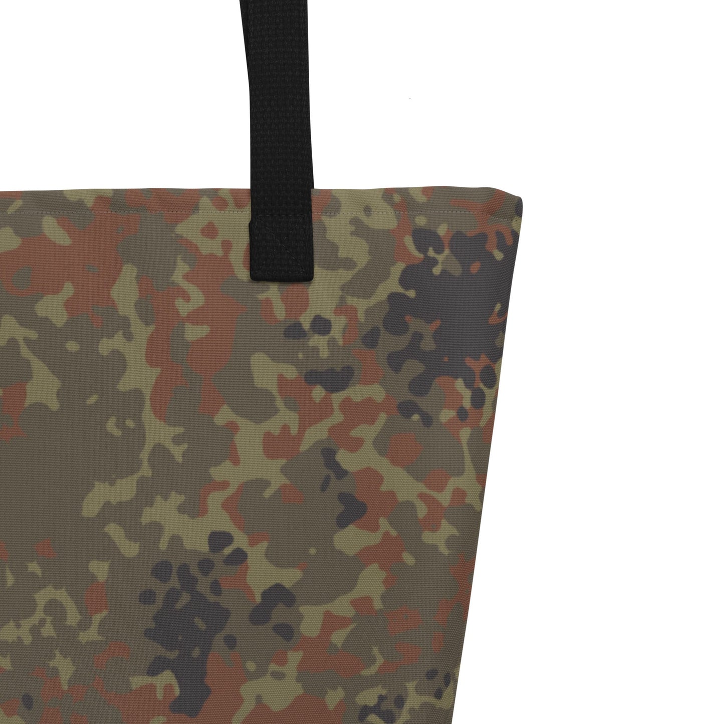 German Flecktarn CAMO Large Tote Bag