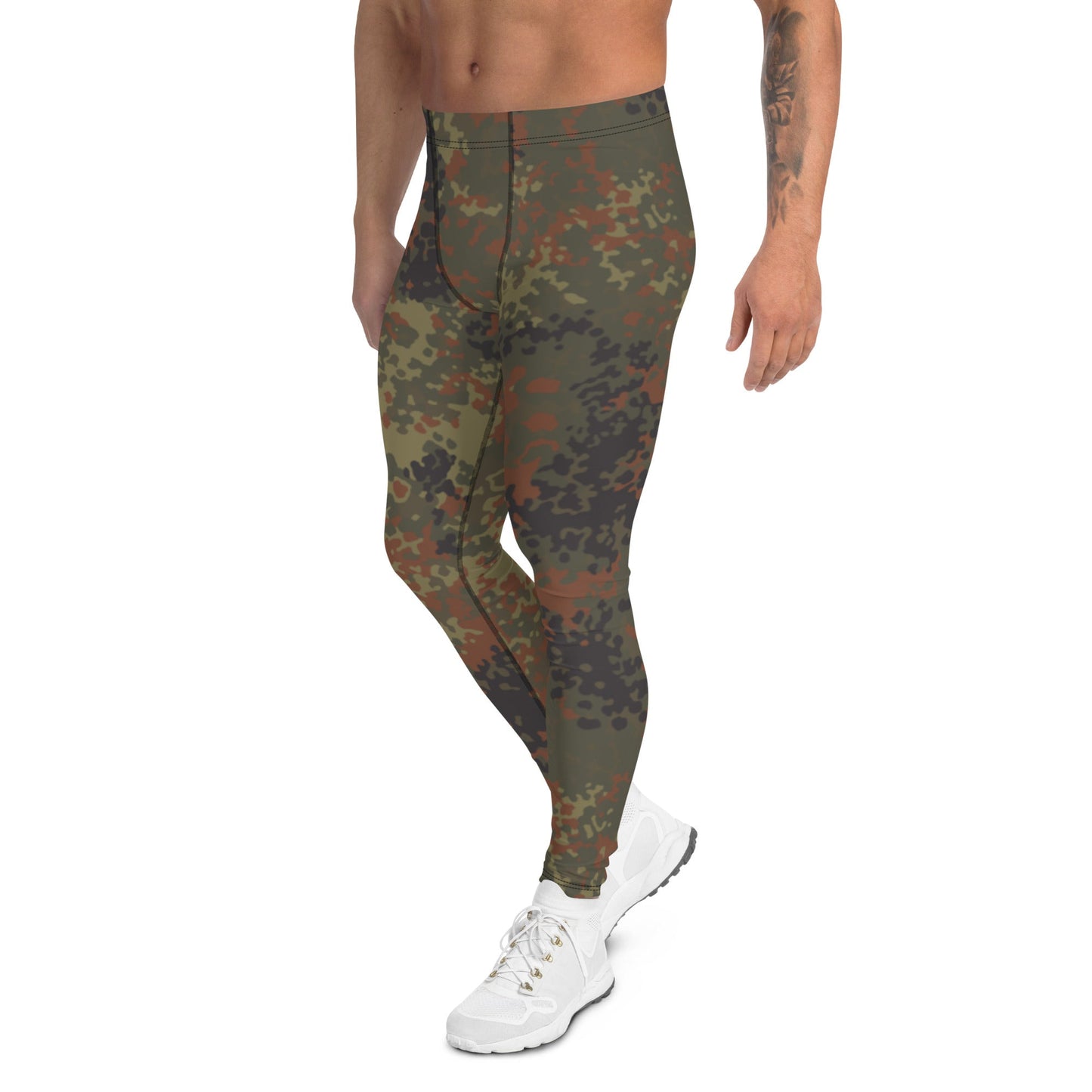 German Flecktarn CAMO Mens Leggings