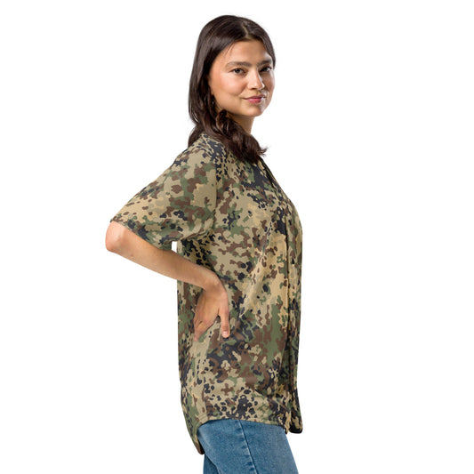German Flecktarn Multi-terrain CAMO baseball jersey - Baseball Jerseys