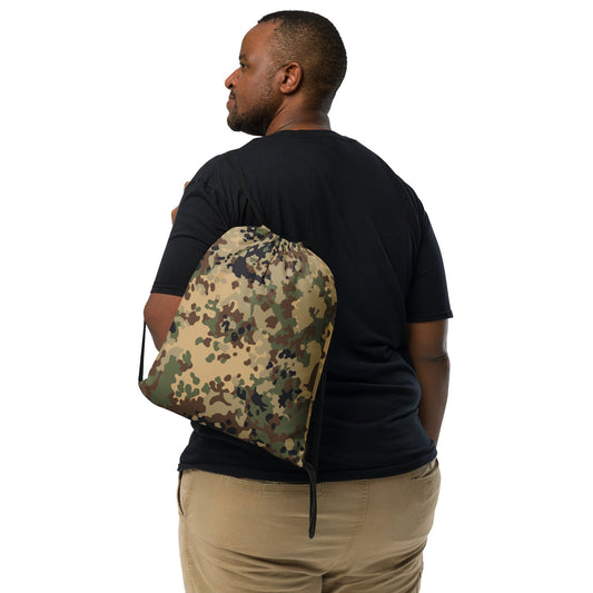 German Flecktarn Multi-terrain CAMO Drawstring Bag - Bags