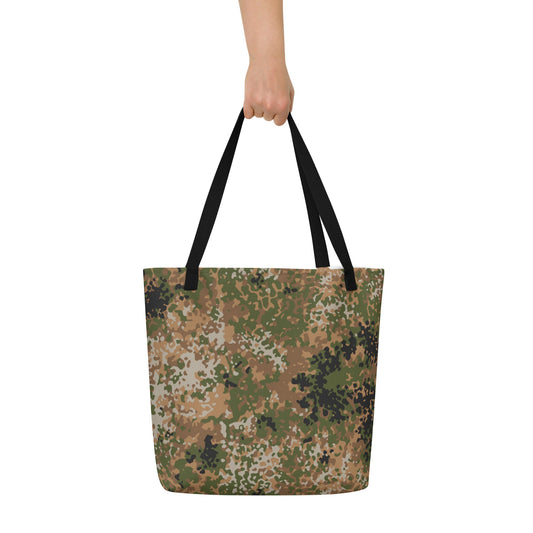 German Flecktarn Multi-terrain CAMO Large Tote Bag