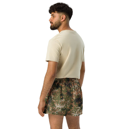 German Flecktarn Multi-terrain CAMO Unisex Athletic Shorts