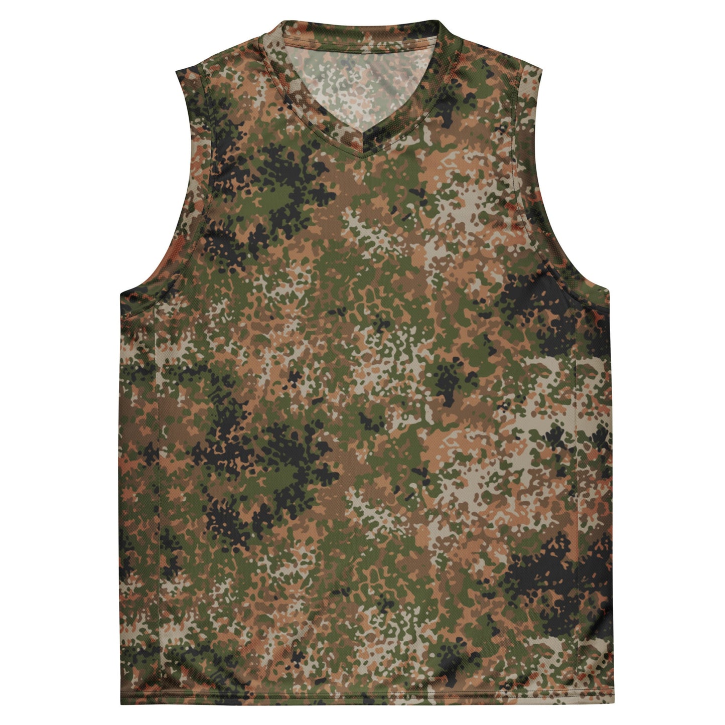 German Flecktarn Multi-terrain CAMO Unisex Basketball Jersey