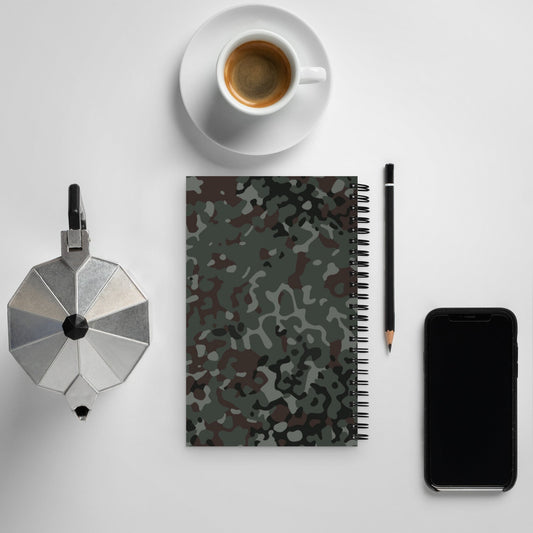 German Flecktarn Night Ops CAMO Spiral Notebook