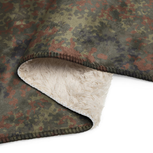 German Flecktarn CAMO Sherpa blanket - Blankets