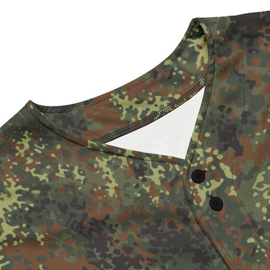German Flecktarn Spring CAMO Unisex Baseball Jersey