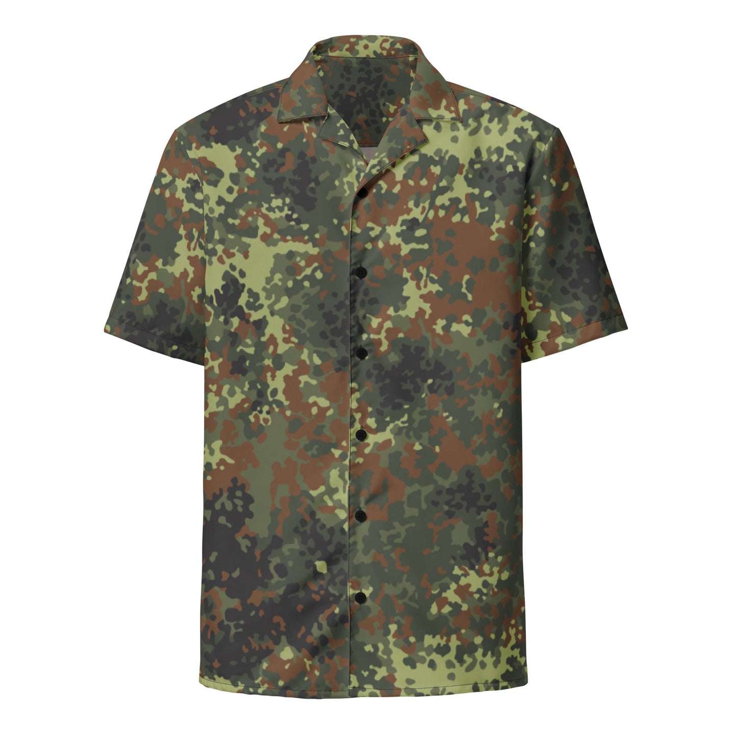 German Flecktarn Spring CAMO Unisex button shirt Button Shirts