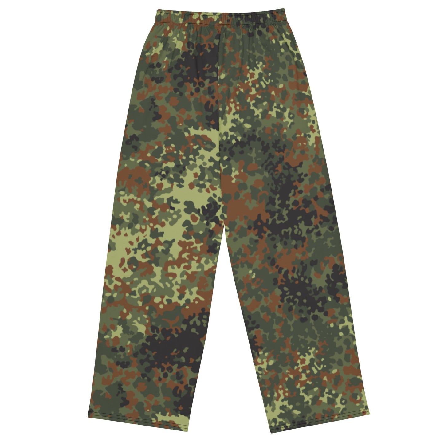 German Flecktarn Spring CAMO unisex wide leg pants Wide Pants