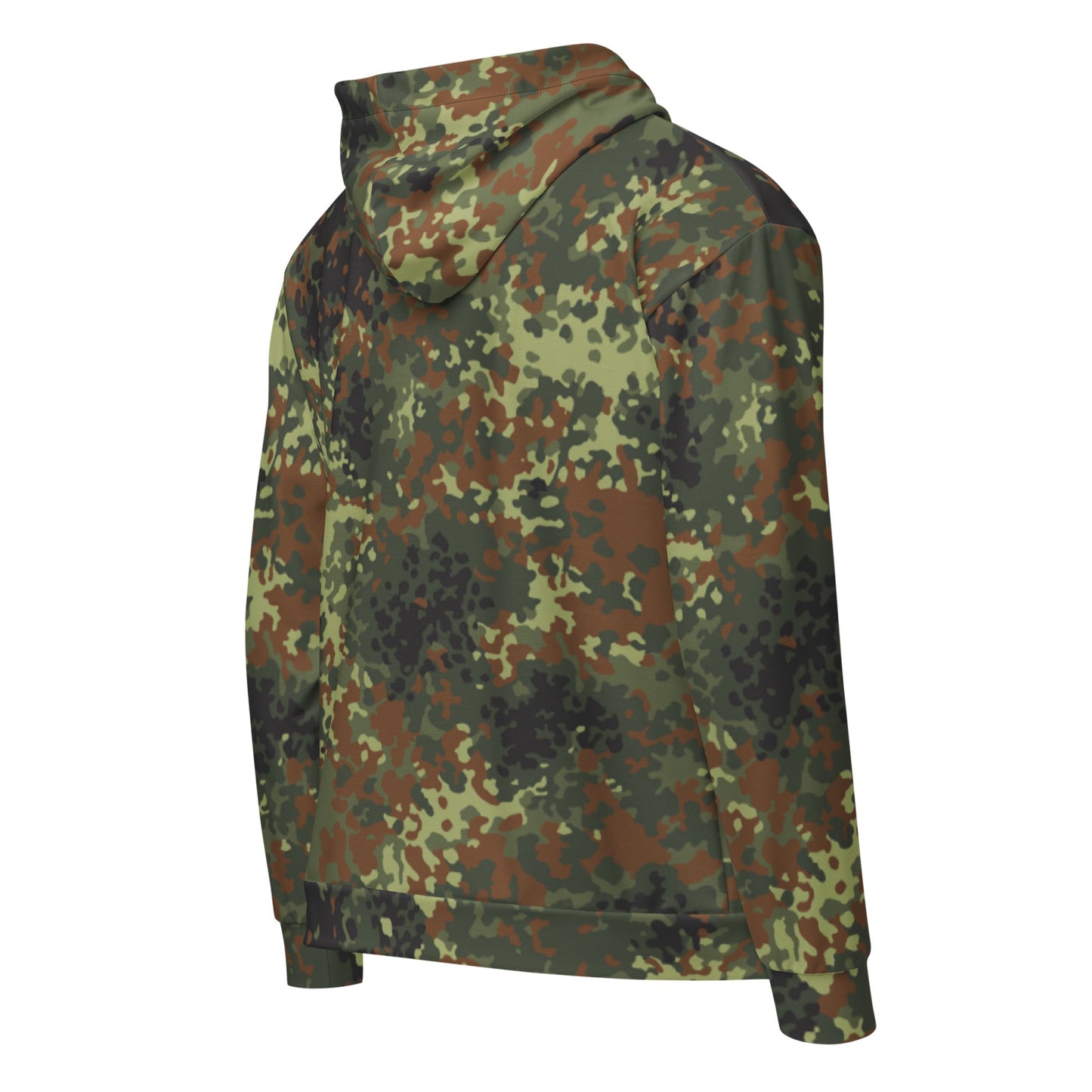 German Flecktarn Spring CAMO Unisex zip hoodie Zip Hoodies