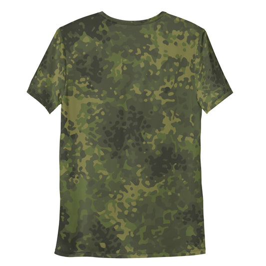 German Flecktarn Tropical CAMO Mens athletic t-shirt - Athletic T-Shirts