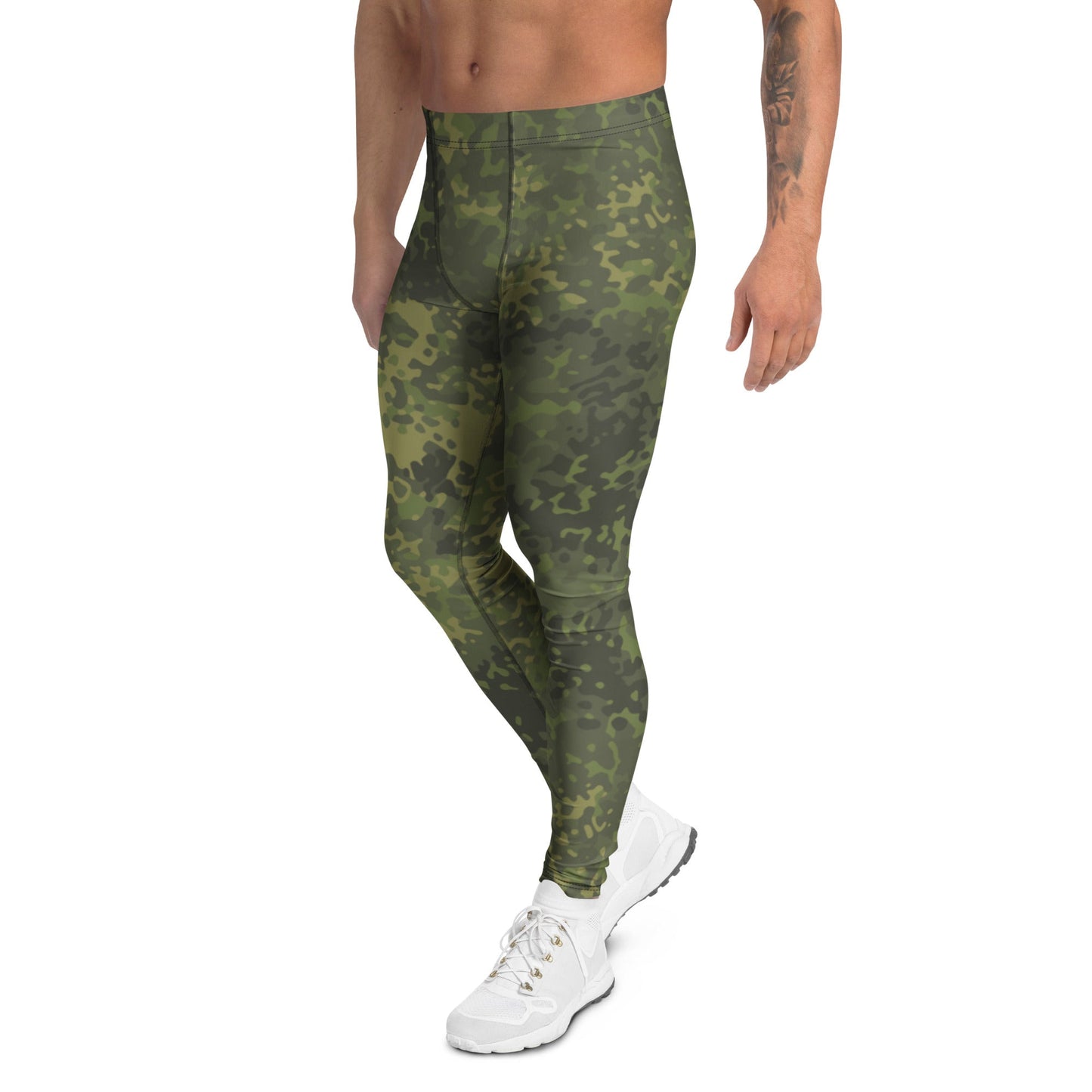 German Flecktarn Tropical CAMO Mens Leggings