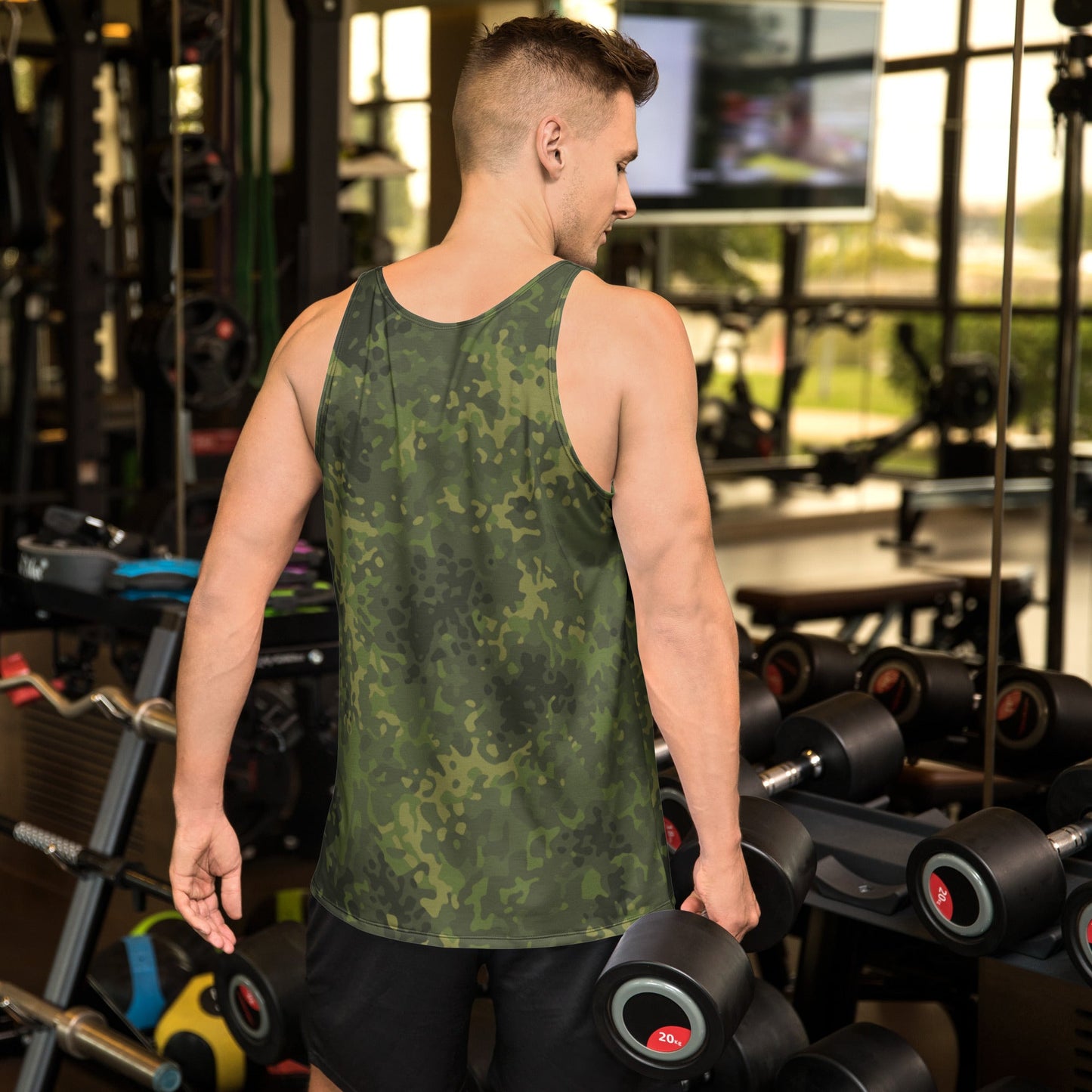 German Flecktarn Tropical CAMO Unisex Tank Top