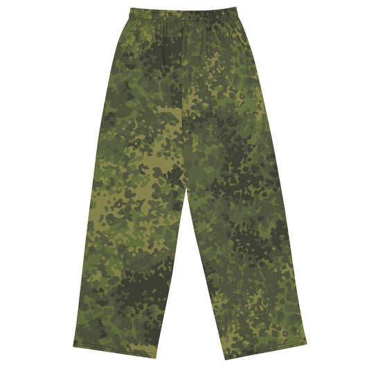 German Flecktarn Tropical CAMO unisex wide-leg pants - Wide-leg Pants