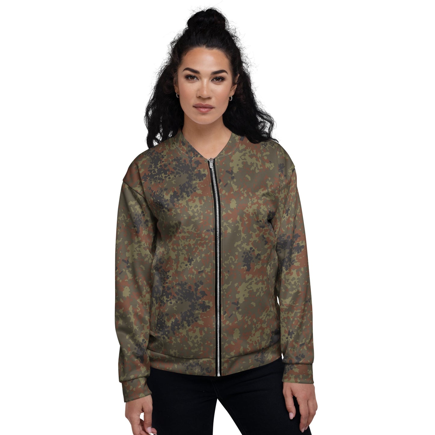 German Flecktarn CAMO Unisex Bomber Jacket