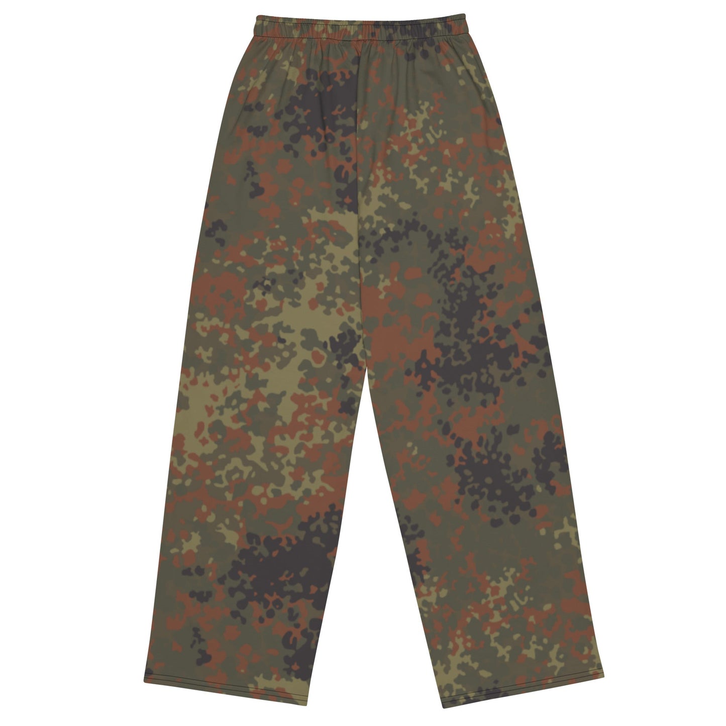 German Flecktarn CAMO unisex wide leg pants Wide Pants