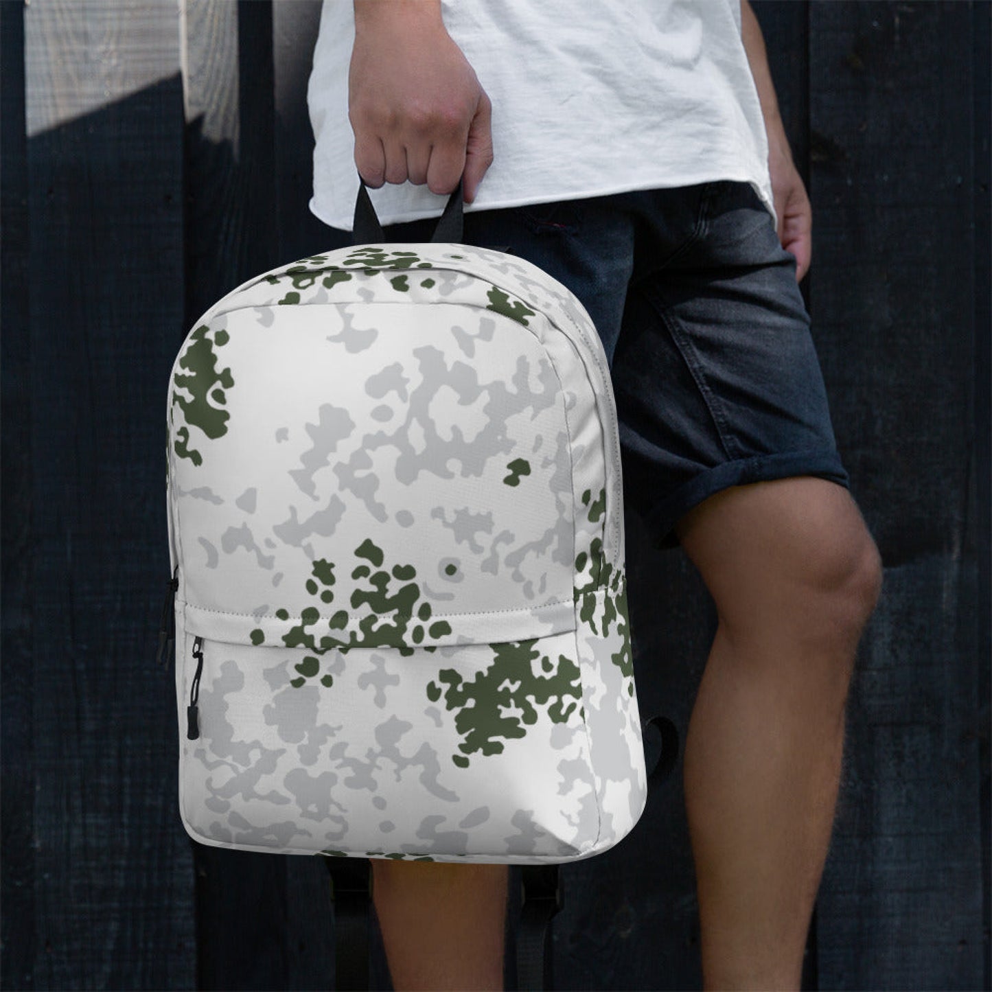 German Flecktarn Winter CAMO Backpack