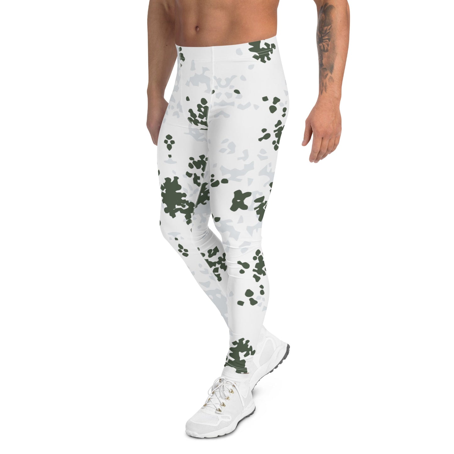 German Flecktarn Winter CAMO Mens Leggings