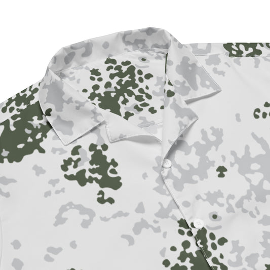 German Flecktarn Winter CAMO Unisex button shirt Button Shirts