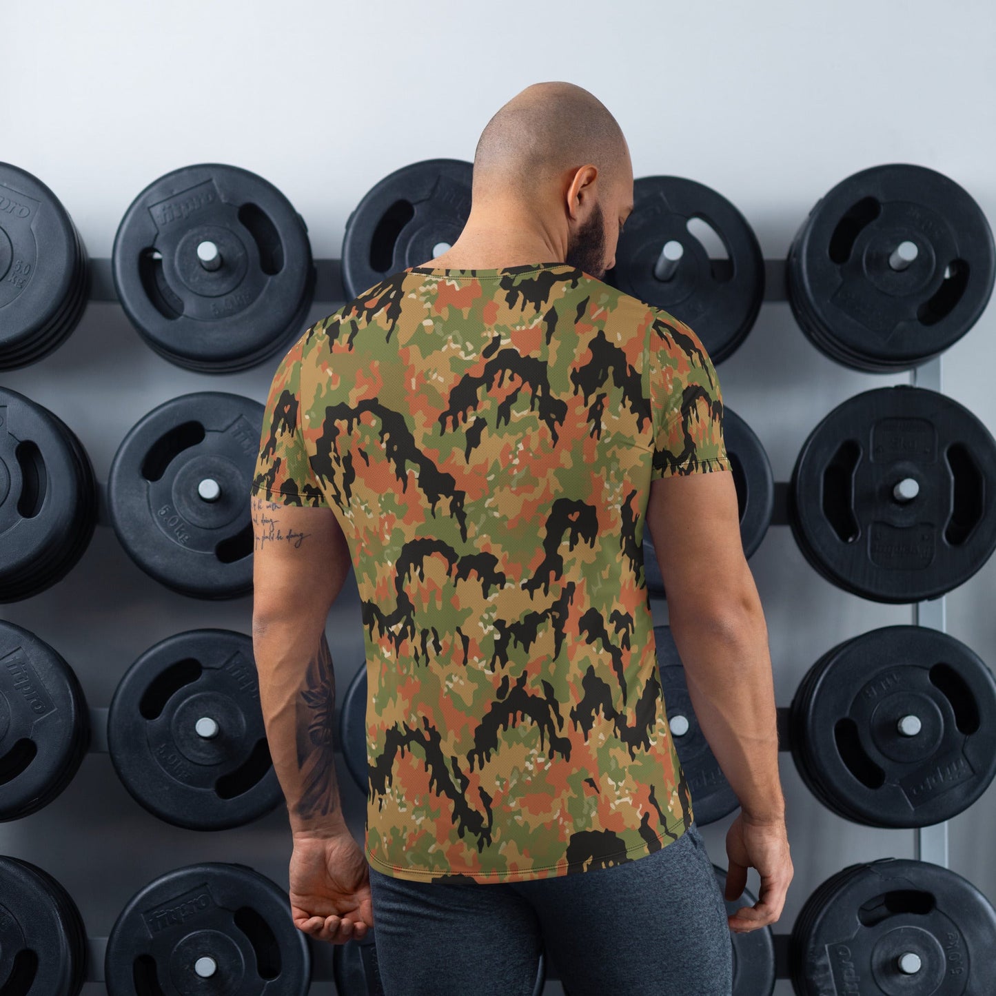 German Leibermuster Autumn CAMO Mens Athletic T-shirt - T-Shirts