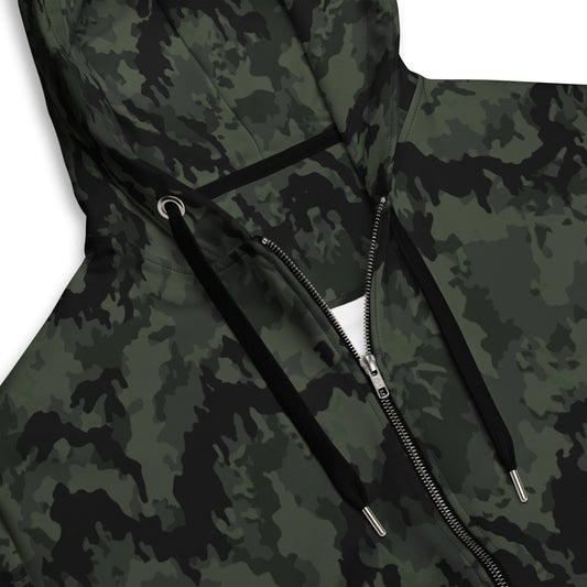 German Leibermuster Nachtjager CAMO Unisex zip hoodie - Zip Hoodies