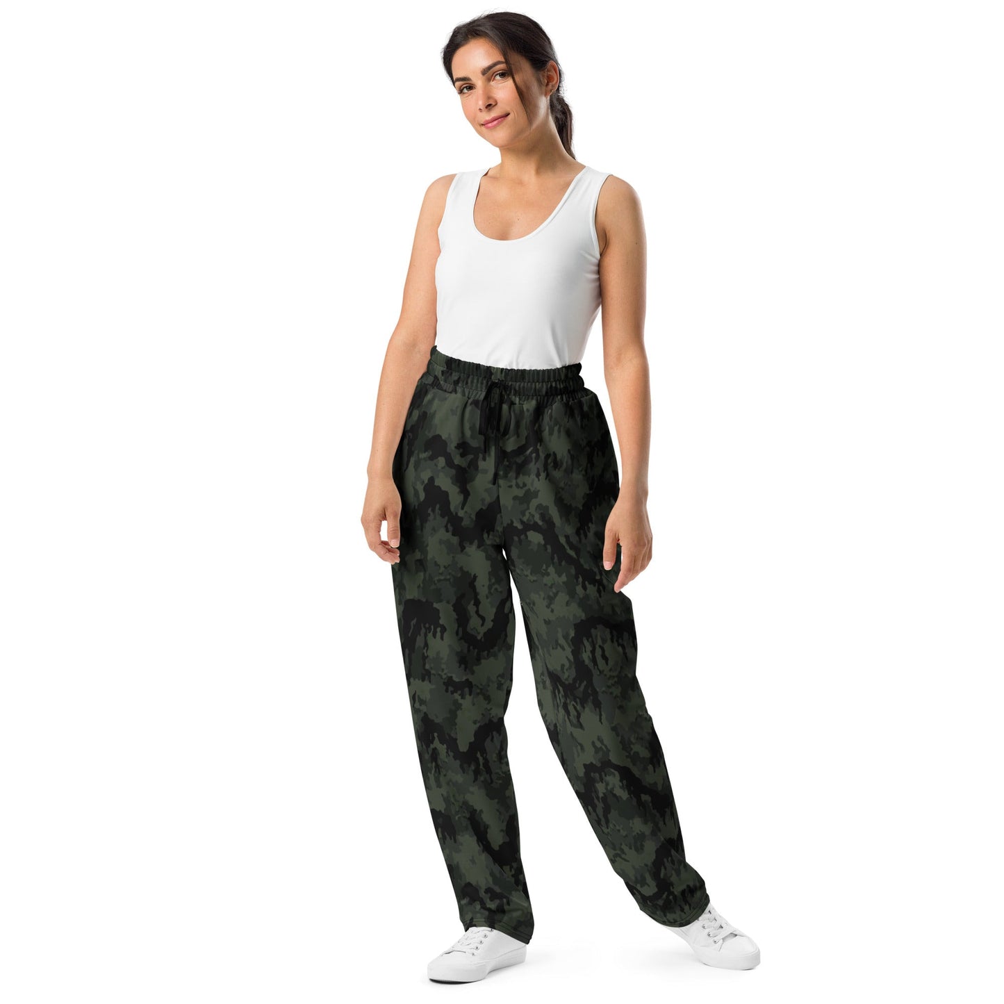 German Leibermuster Nachtjager CAMO Wide-leg joggers - Joggers