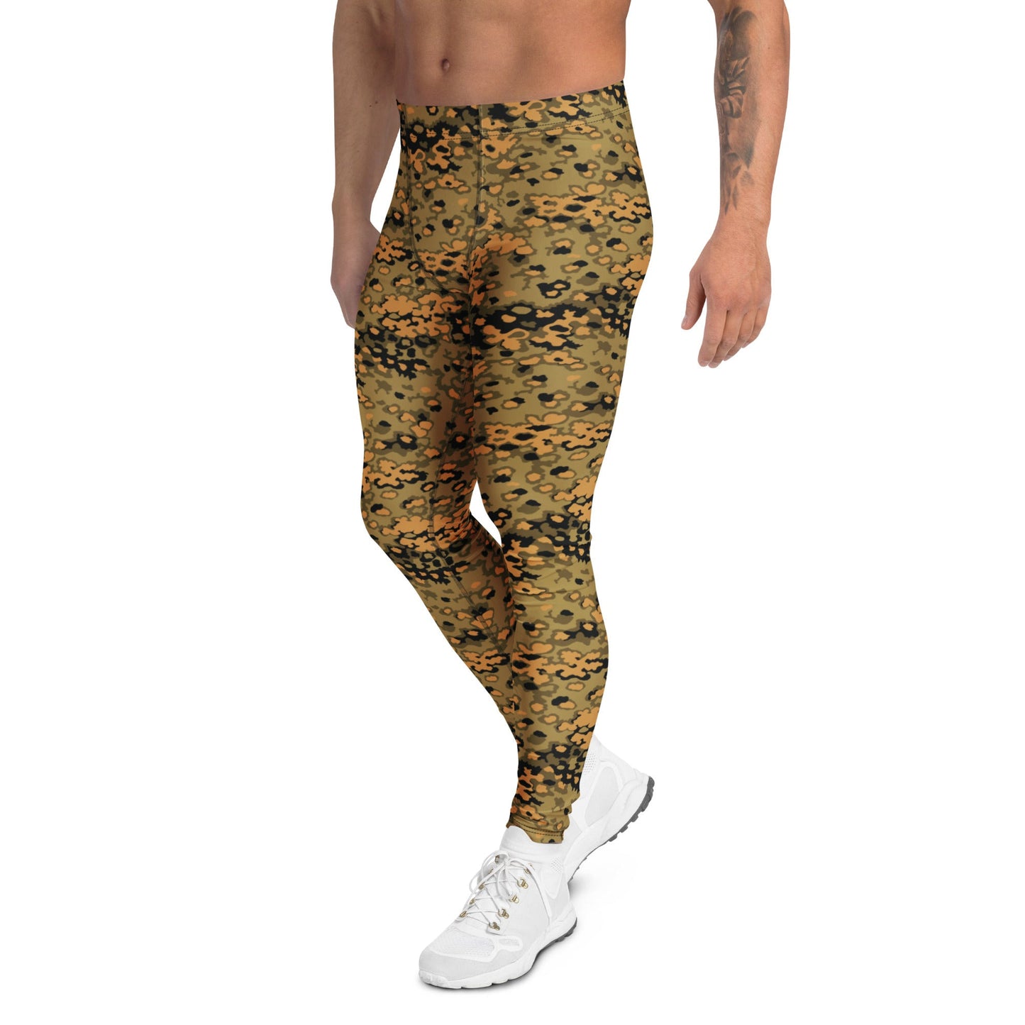 German Oak Leaf Eichenlaubmuster Autumn CAMO Mens Leggings