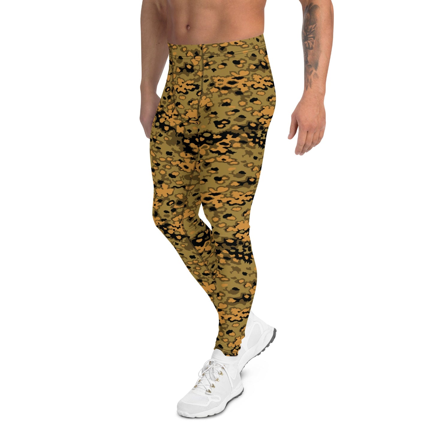 German Oak Leaf Eichenlaubmuster Autumn CAMO Mens Leggings