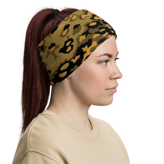 German Oak Leaf Eichenlaubmuster Autumn CAMO Neck Gaiter Gaiters