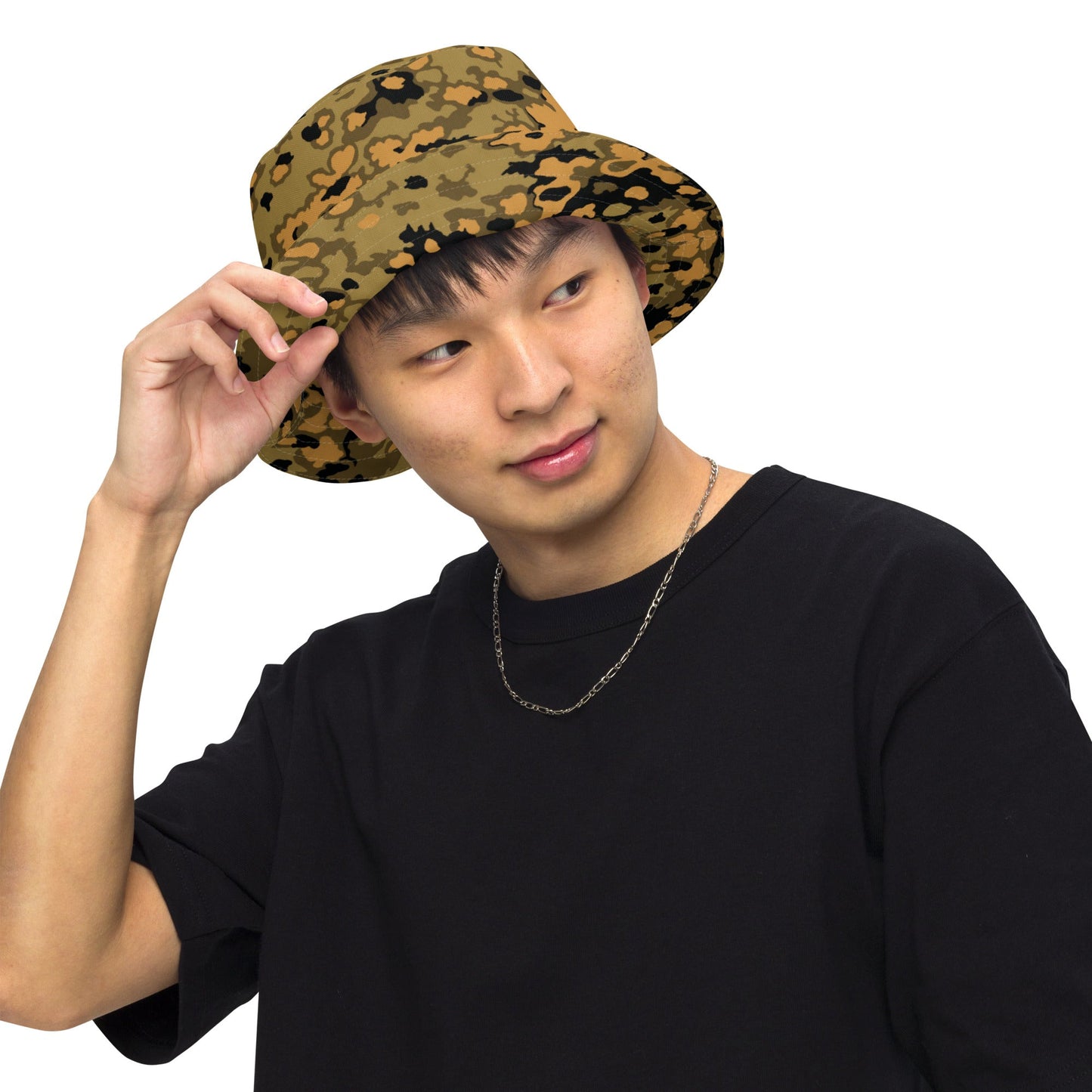 German Oak Leaf Eichenlaubmuster Autumn CAMO Reversible Bucket Hat