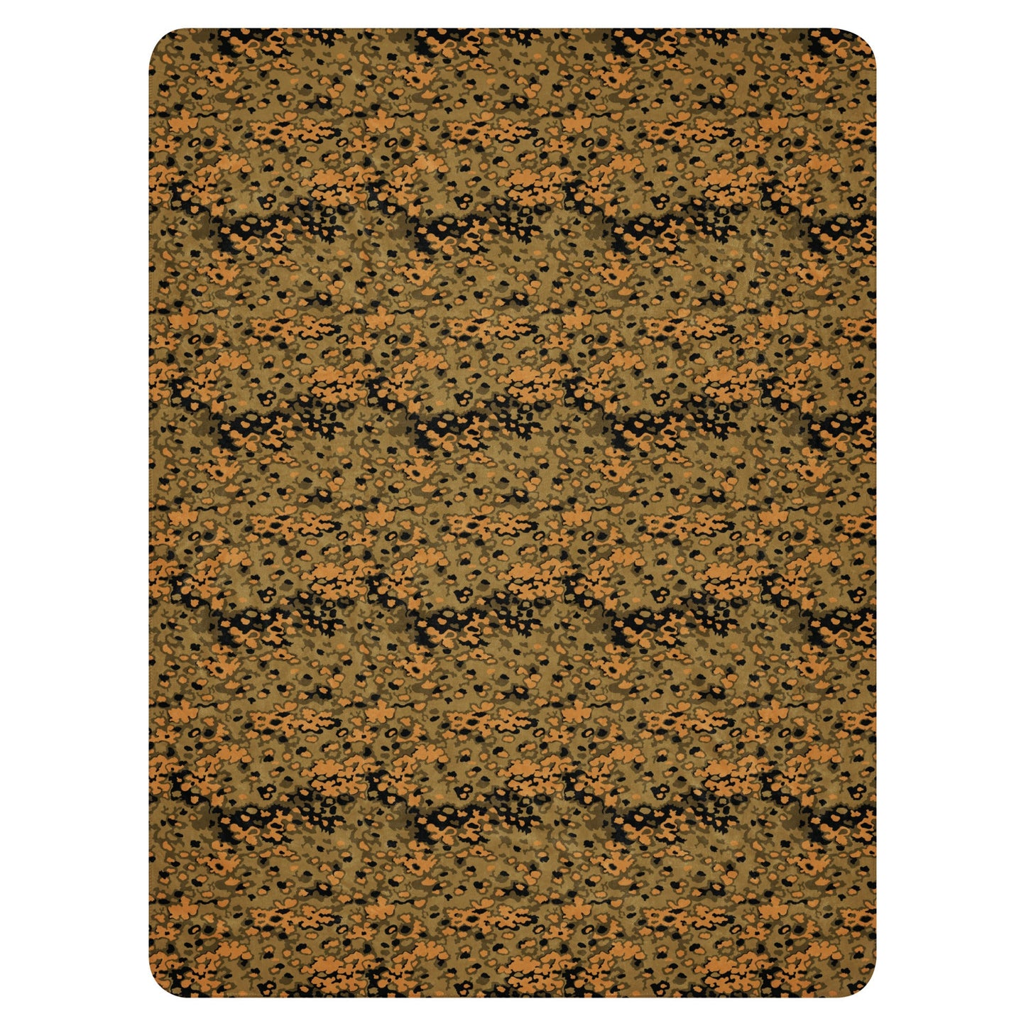 German Oak Leaf Eichenlaubmuster Autumn CAMO Sherpa blanket - Blankets