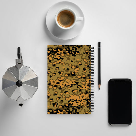 German Oak Leaf Eichenlaubmuster Autumn CAMO Spiral Notebook
