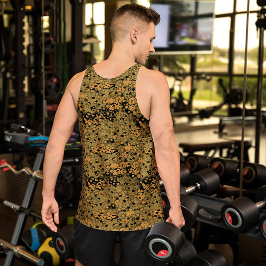 German Oak Leaf Eichenlaubmuster Autumn CAMO Unisex Tank Top