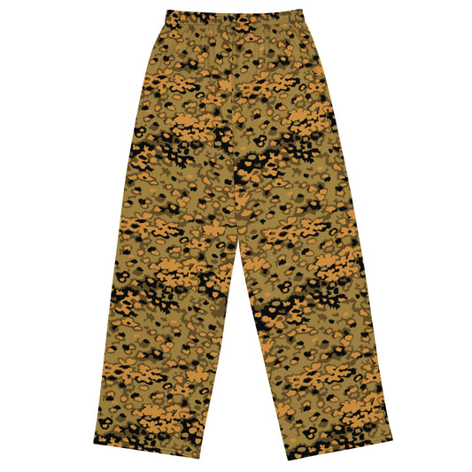 German Oak Leaf Eichenlaubmuster Autumn CAMO unisex wide leg pants Wide Pants