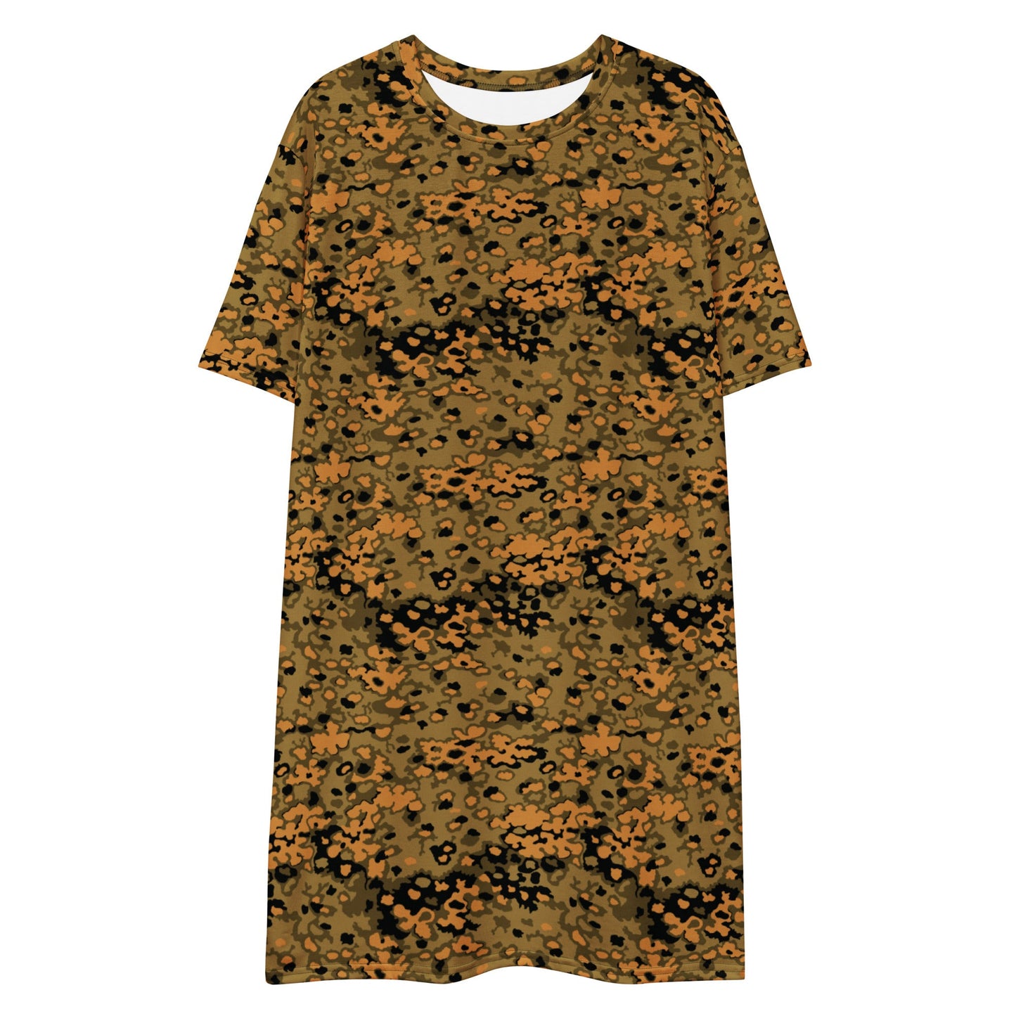 German Oak Leaf Eichenlaubmuster Autumn CAMO Womens T-Shirt Dress
