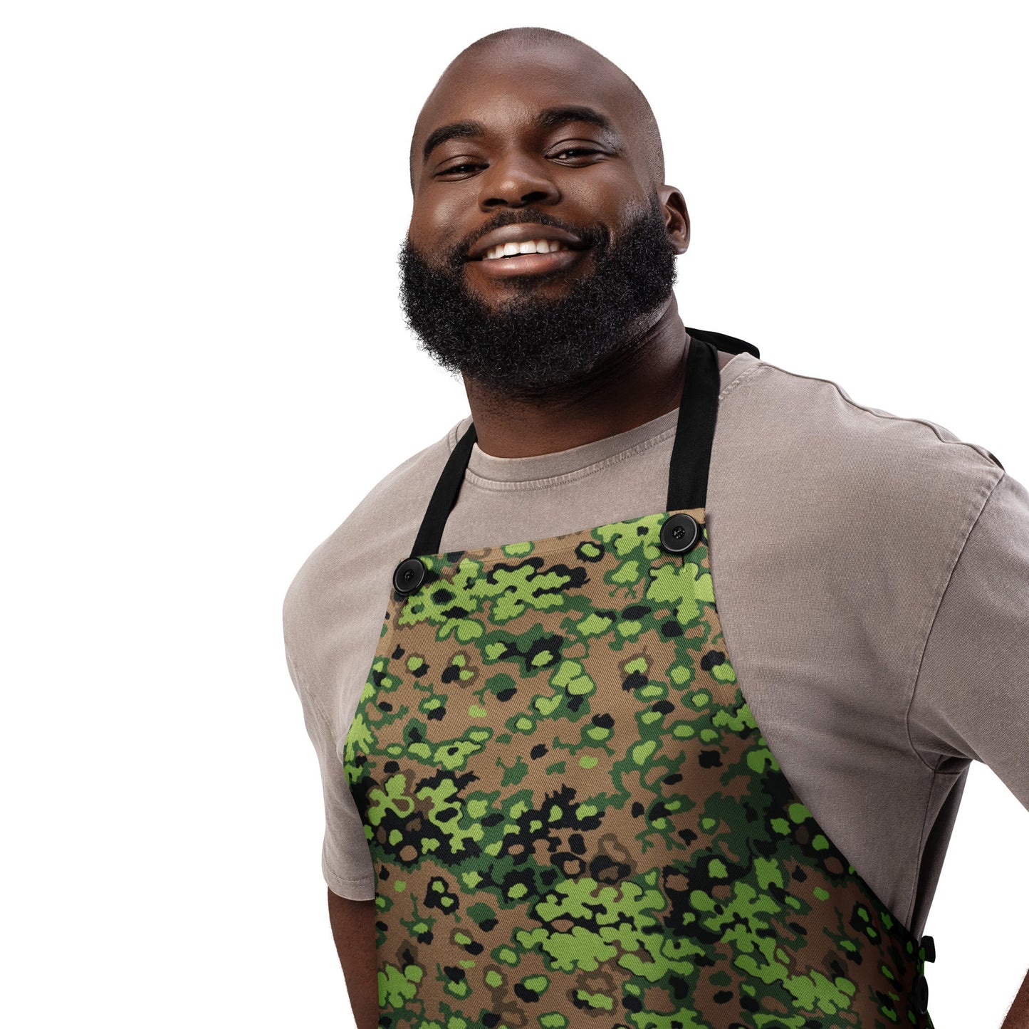 German Oak Leaf Eichenlaubmuster Spring CAMO Apron