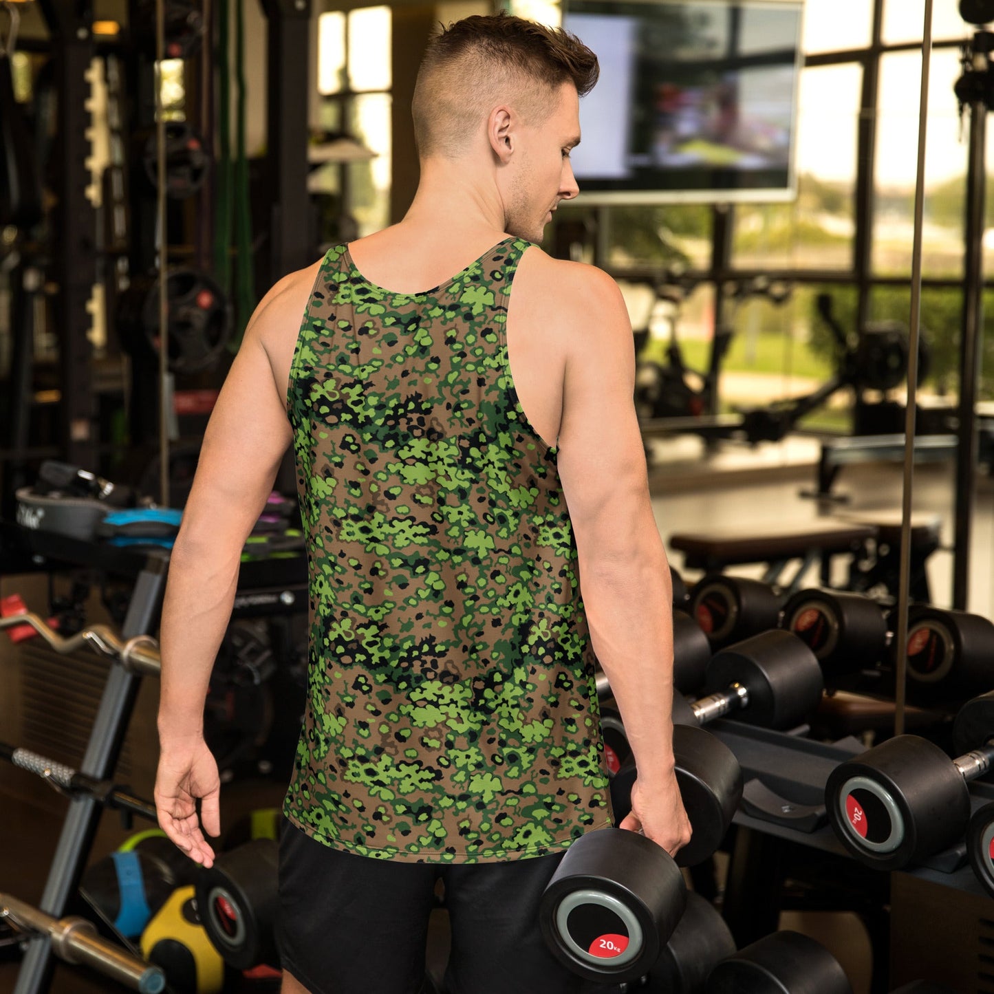 German Oak Leaf Eichenlaubmuster Spring CAMO Unisex Tank Top