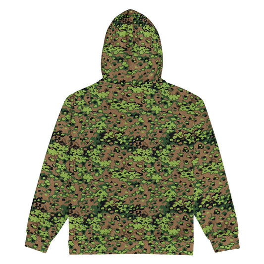German Oak Leaf Eichenlaubmuster Spring CAMO Unisex Zip Hoodie