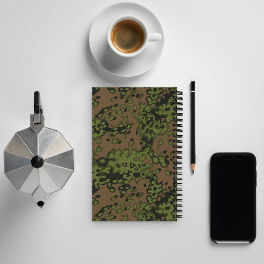 German Oak Leaf Eichenlaubmuster Summer CAMO Spiral Notebook