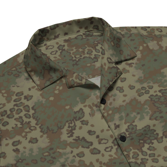 German Oak Leaf Multi-terrain CAMO Unisex button shirt - Button Shirts