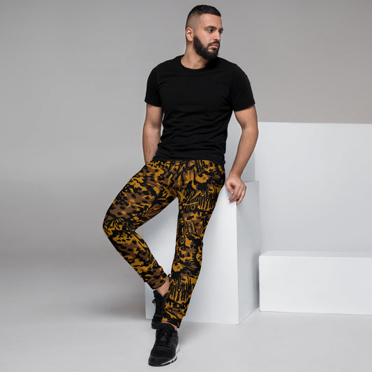 German Palm Tree Palmenmuster Autumn CAMO Mens Joggers