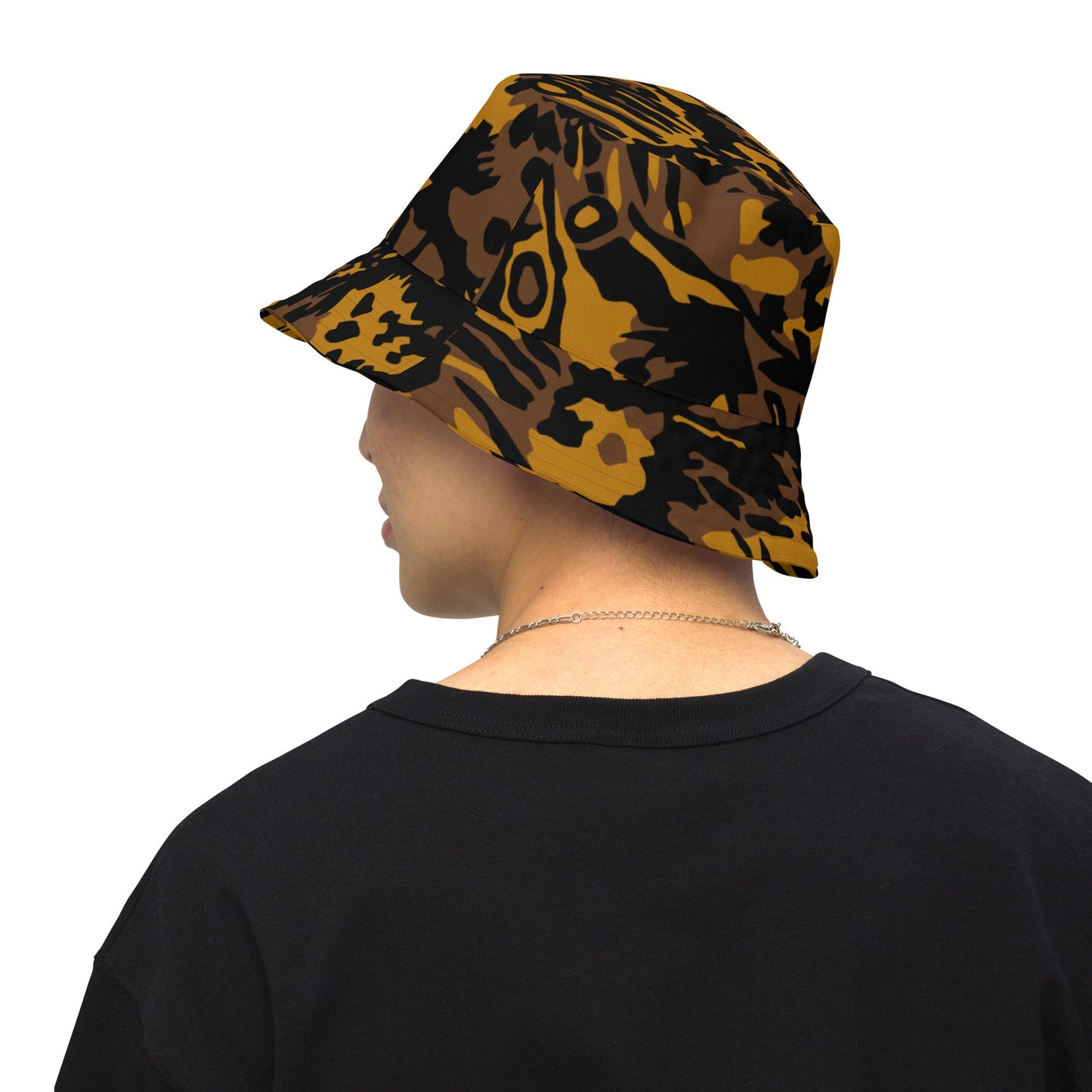 German Palm Tree Palmenmuster Autumn CAMO Reversible Bucket Hat