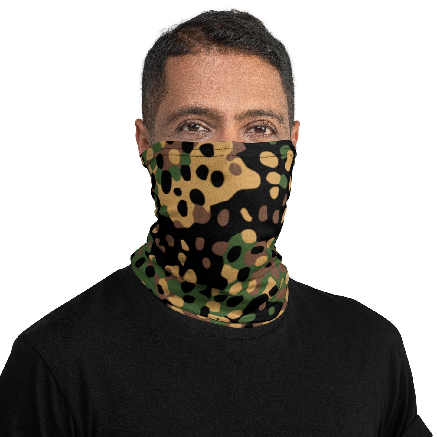 German Pea Dot Erbsenmuster CAMO Neck Gaiter Gaiters