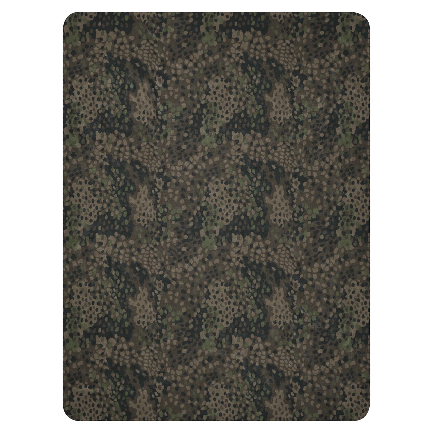 German Pea Dot Erbsenmuster Pattern 44 CAMO Sherpa blanket - Blanket