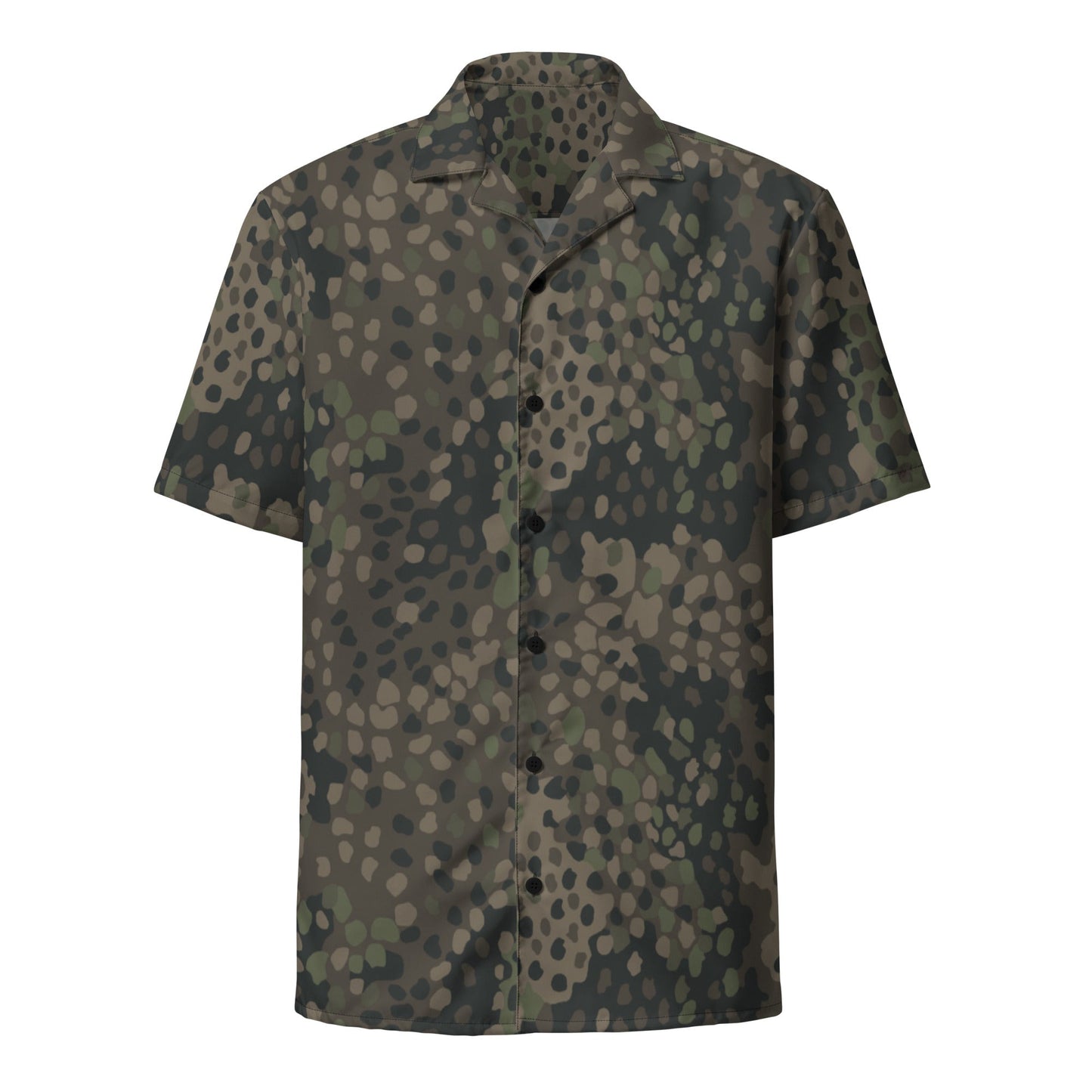 German Pea Dot Erbsenmuster Pattern 44 CAMO Unisex button shirt - Button Shirts