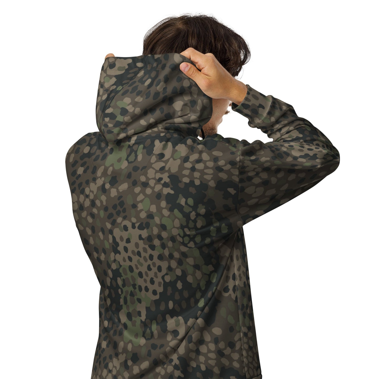 German Pea Dot Erbsenmuster Pattern 44 CAMO Unisex zip hoodie - Zip Hoodies