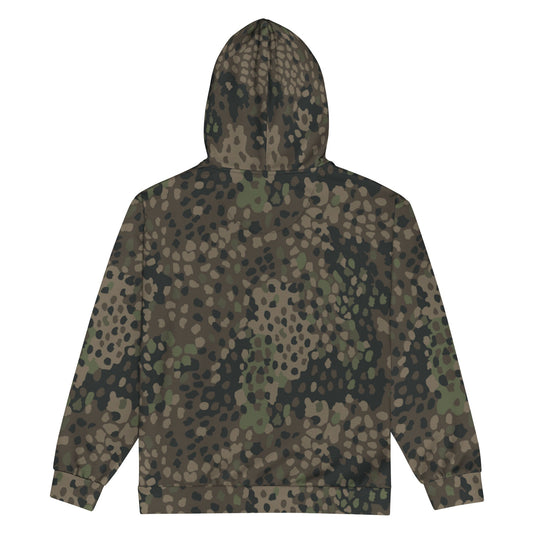 German Pea Dot Erbsenmuster Pattern 44 CAMO Unisex zip hoodie - Zip Hoodies