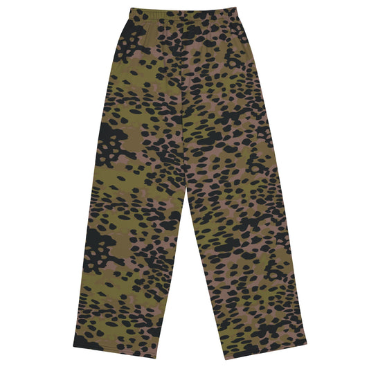 German Plane Tree Platanenmuster Summer CAMO unisex wide leg pants Wide Pants