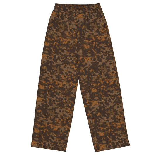 German Rauchtarnmuster Autumn CAMO unisex wide leg pants Wide Pants