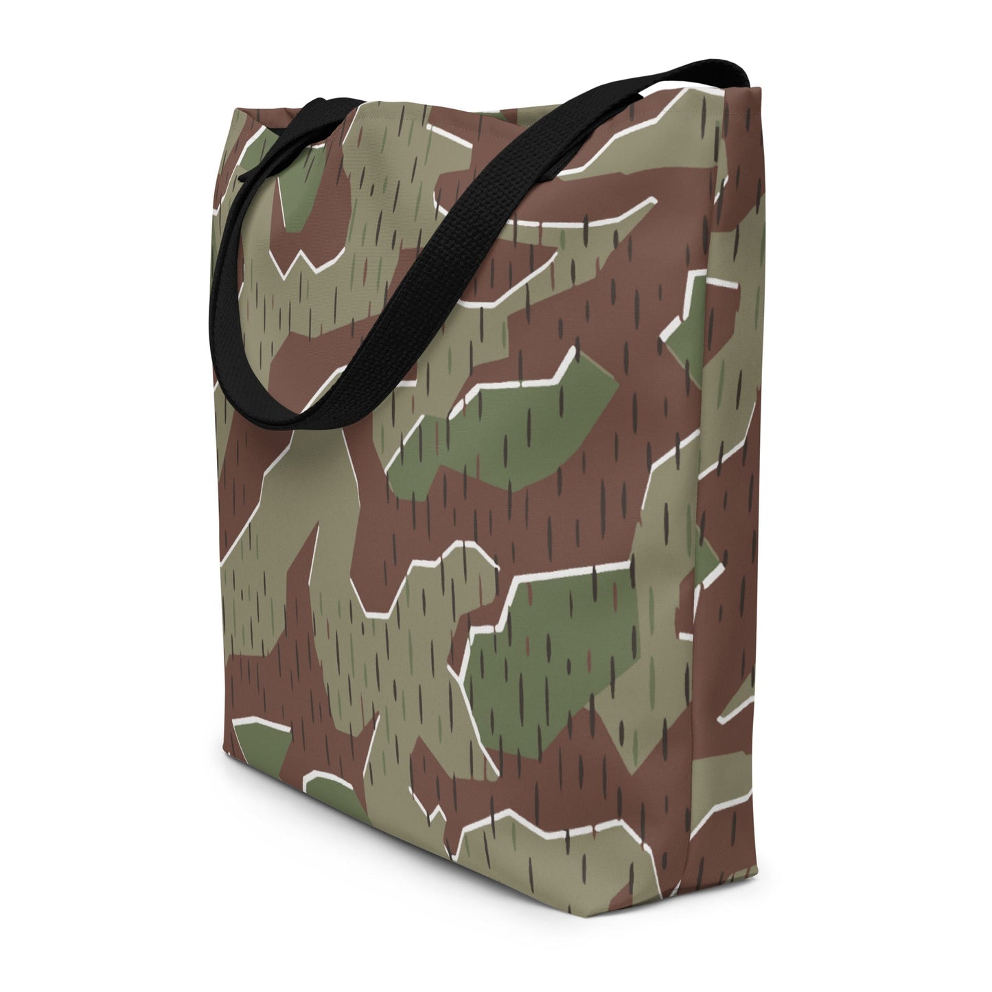 German Splittermuster Bundeswehr Paratrooper CAMO Large Tote Bag - Bags